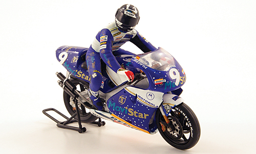 Onyx 1/24 ホンダ NSR V4 #9 チーム モビスターPons 500cc-WM A.Puig ドライバーフィギュア付 