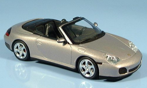 Minichamps 1/43 ポルシェ 911 S4 カブリオレ CA 2003 グレー